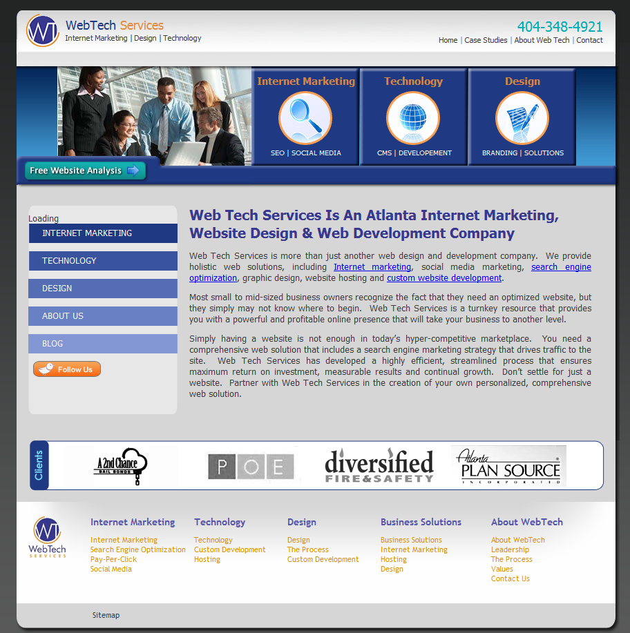 WebTech Old WebTech Services, Inc. Old Website